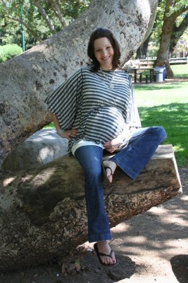 Dria nursing cover - stylish and multifunctional fashion poncho/nursing cover for moms, also doubles as a nursing cover and car seat or stroller cover.