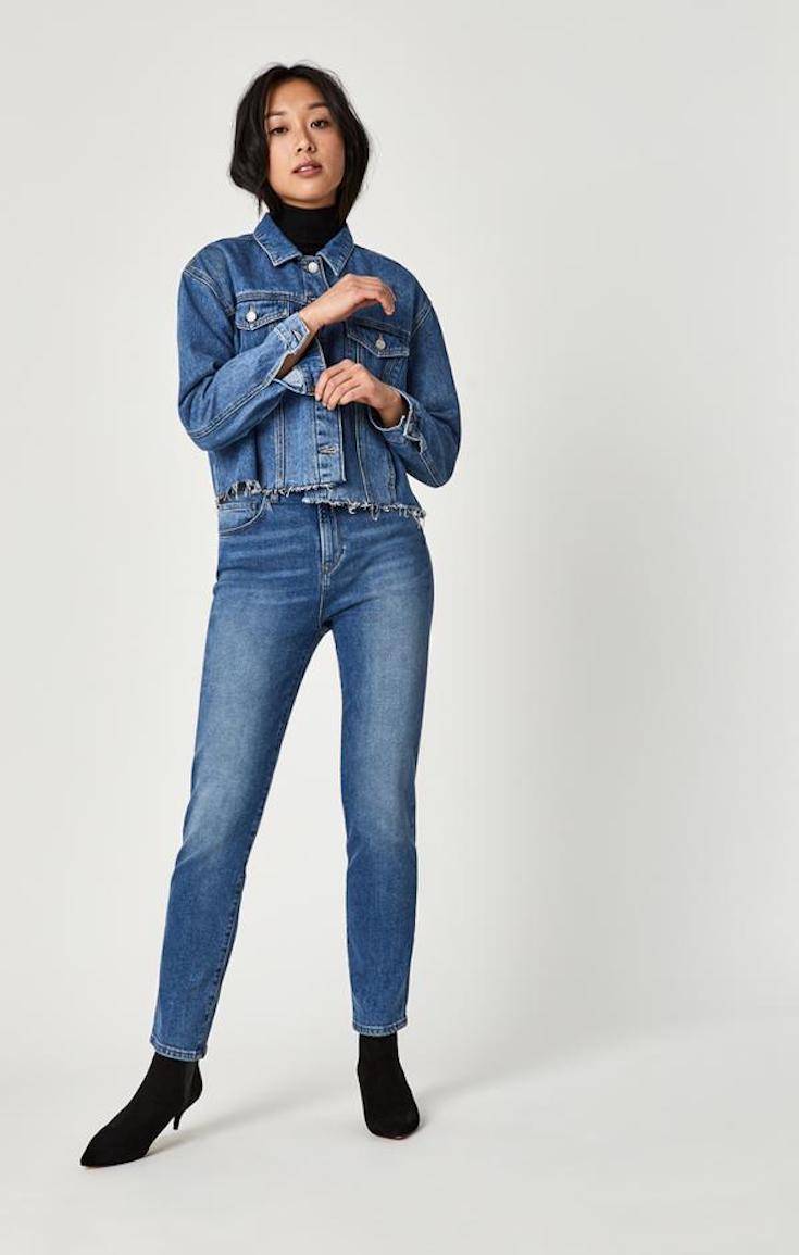 Sienna Mavi cropped denim jacket