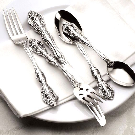 Silverware for high tea time
