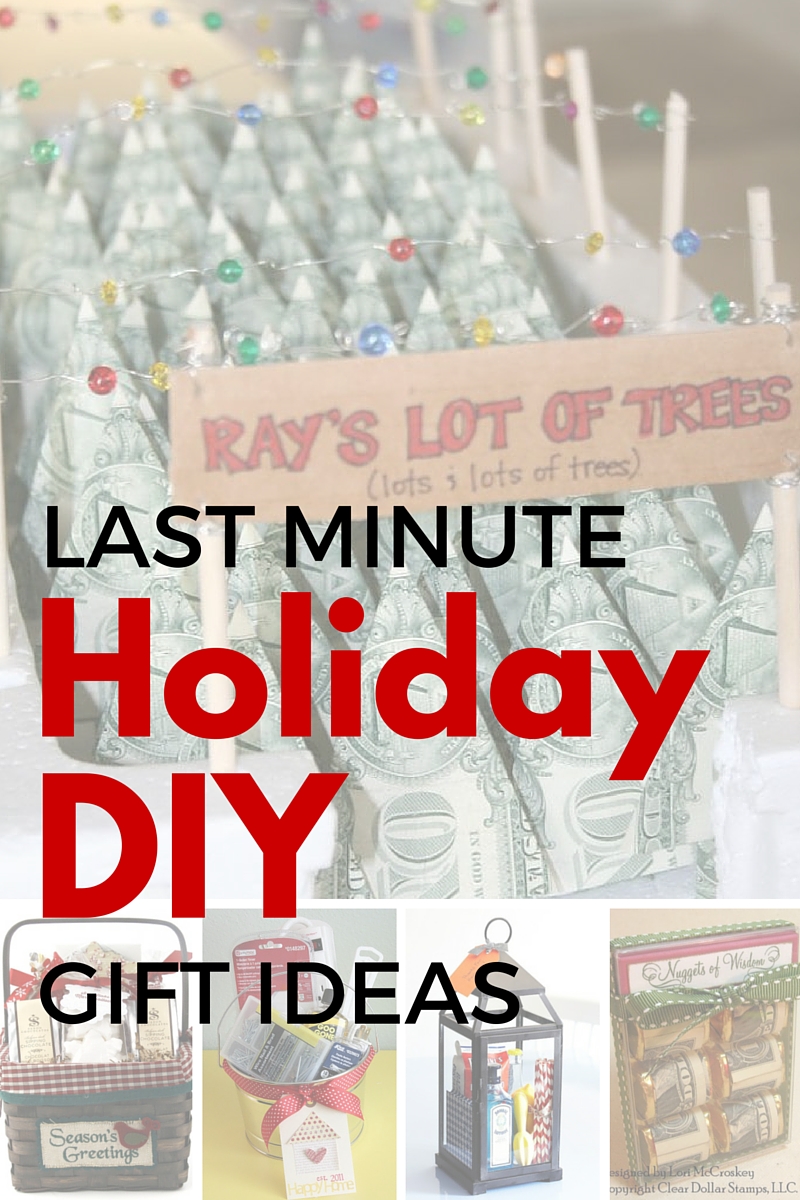 Last minute holiday DIY gift ideas