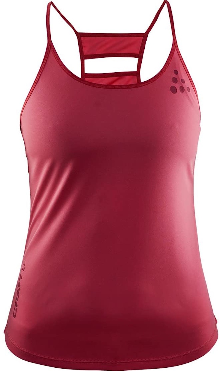 Red workout top