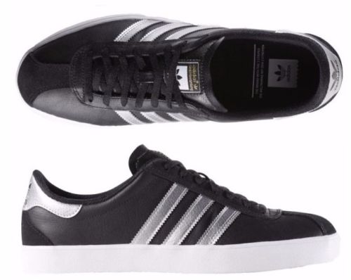 Adidas originals in black leather