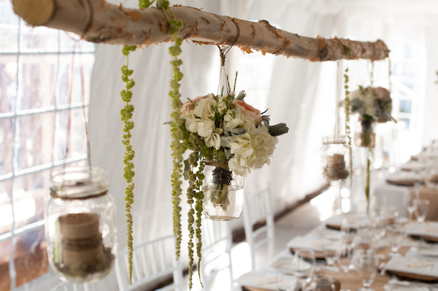 Green Autumn wedding decor