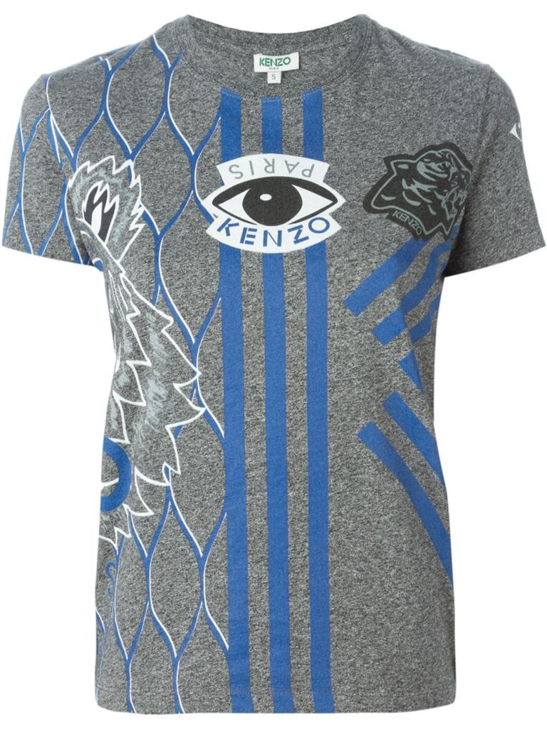 Kenzo printed cotton-jersey T-shirt 
