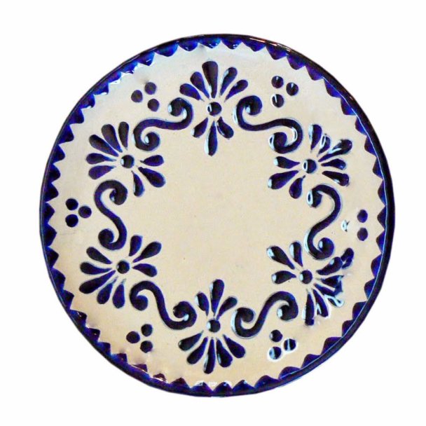 Rustica gift Azul y Blanco Talavera appetizer plate