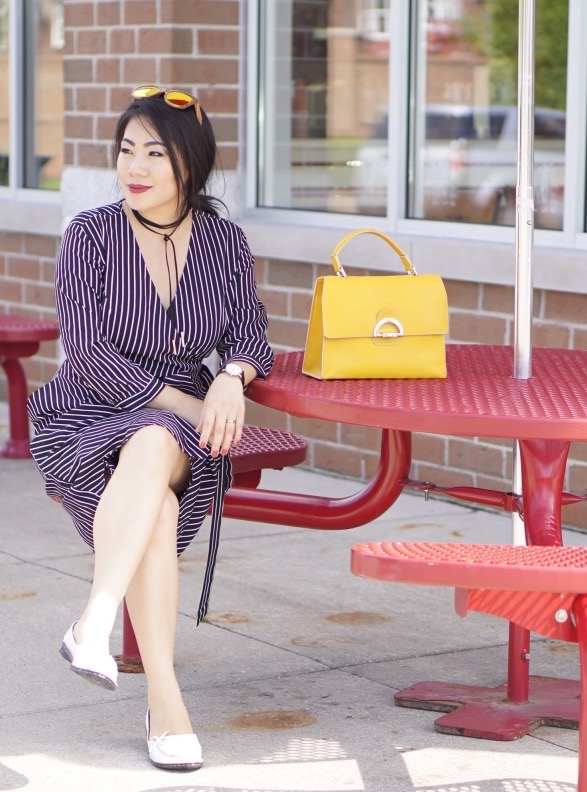 grace-in-white-and-navy-striped-dress-with-yellow-bag