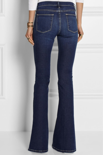 Frame Denim Le High Flare High-rise dark Jeans