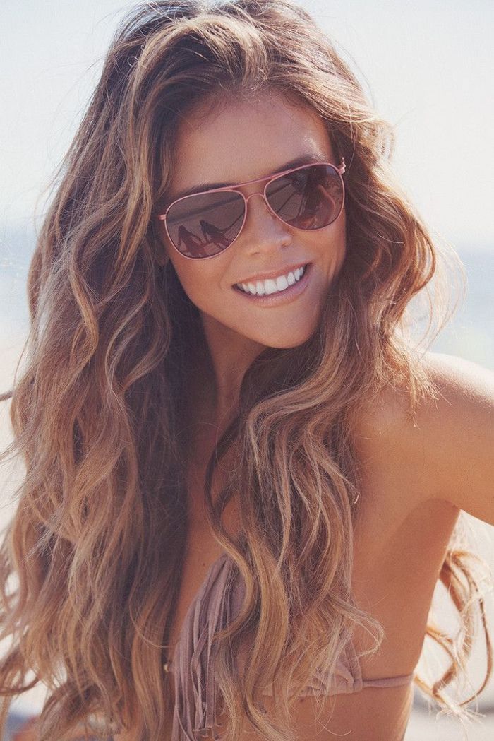 Summer tips, summer hair, summer beach hair