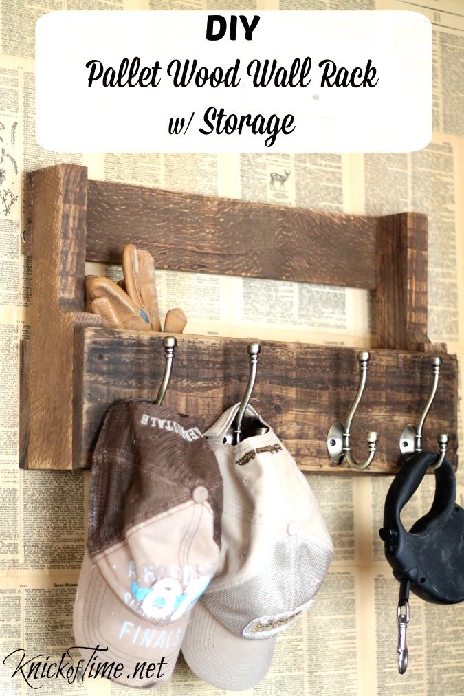 Pallet wall storage rack