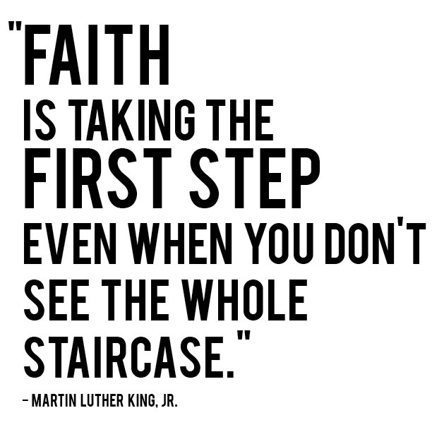 Faith quote by Martin Luther King Jr