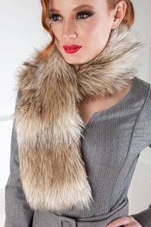 Danilo Gabrielli faux fur scarf