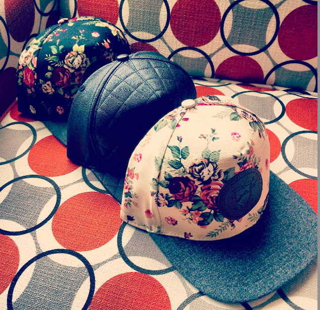 Genuine by Anthony floral strapback hats