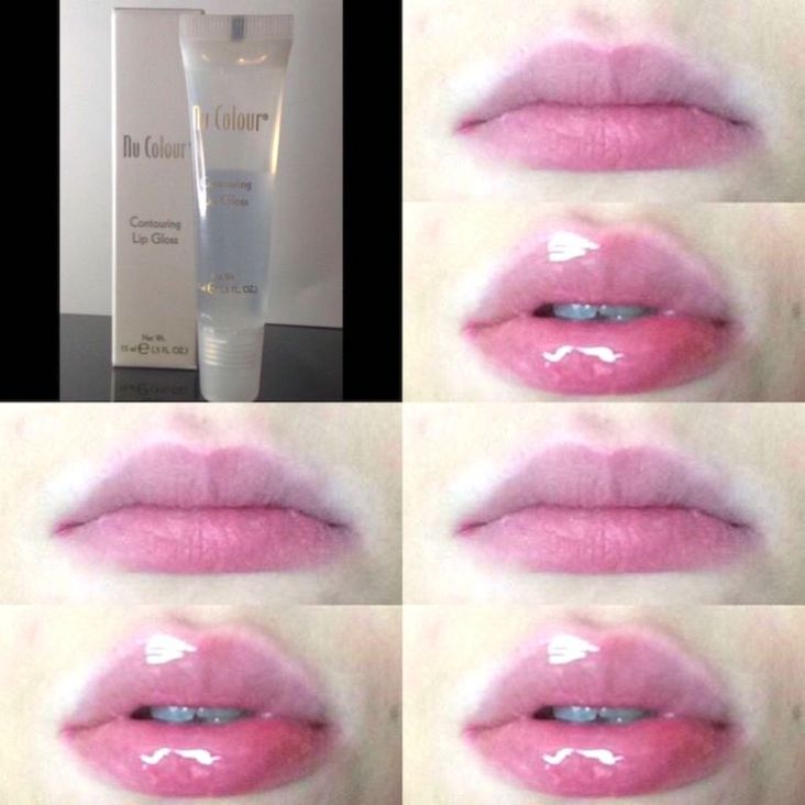 Nuskin Nu Colour Lip Plumper Gloss_Before_After