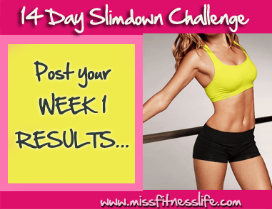 post-your-week-1-results after losing baby weight