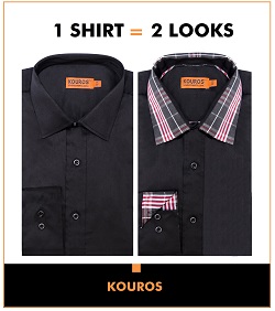 1 shirt 2 looks in black