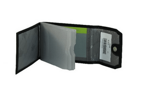 Small & slim cardholder leather wallet_inside