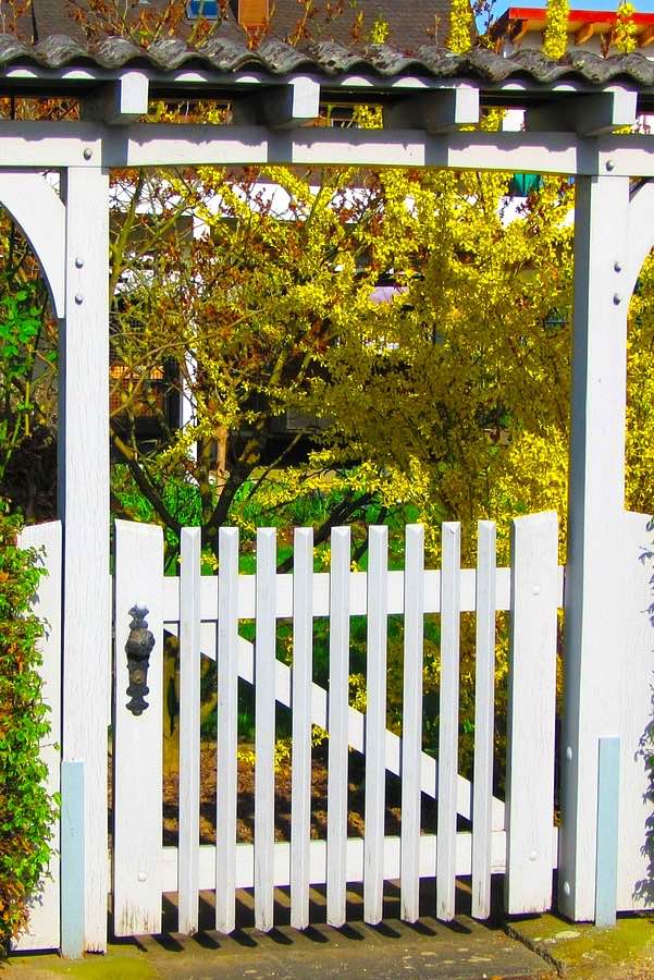 White picket fence