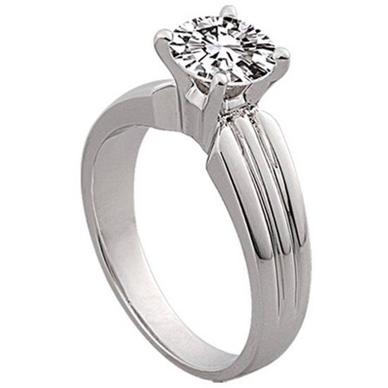 Custom engagement ring solitaire ring