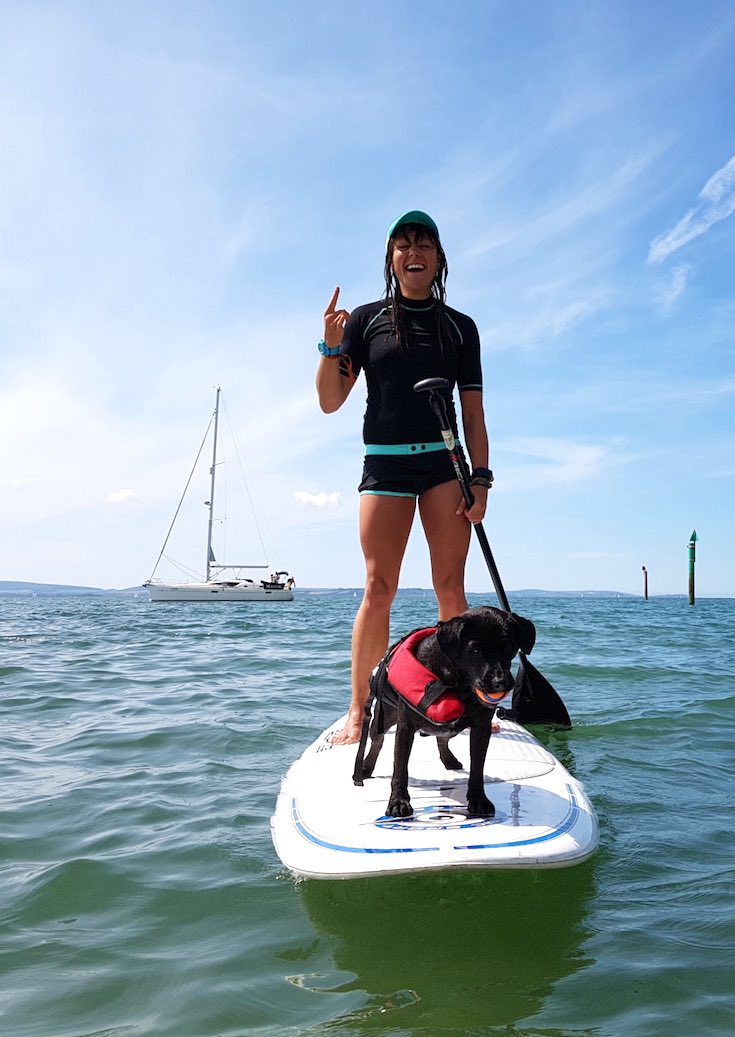 Benefits of exercise, exercise with dog workouts, fitness exercise with dog, exercise tips with dog, families exercise with dog, paddle board with dog, exercise ideas with dog, fun exercise with dog