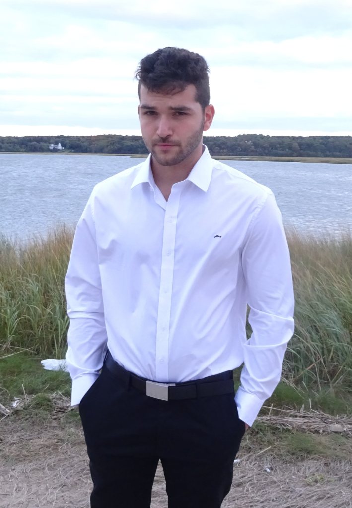 Commander dress shirt in Arctic white