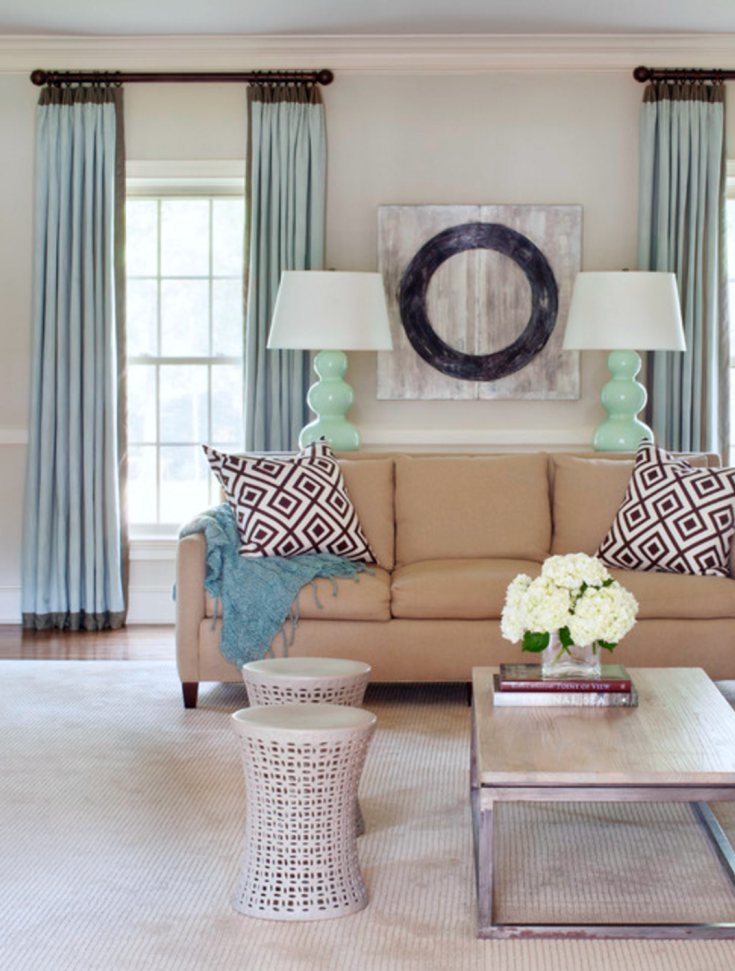 Living room curtains