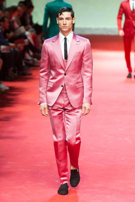 Pink suit