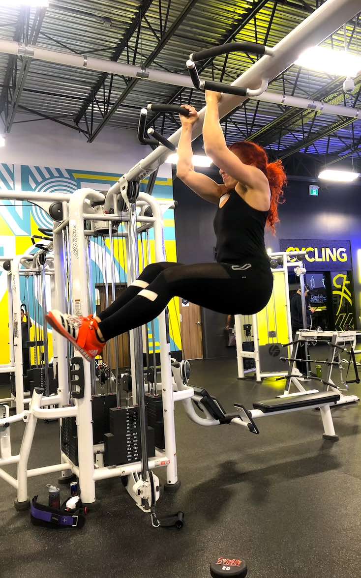 Size up black joggers with pockets