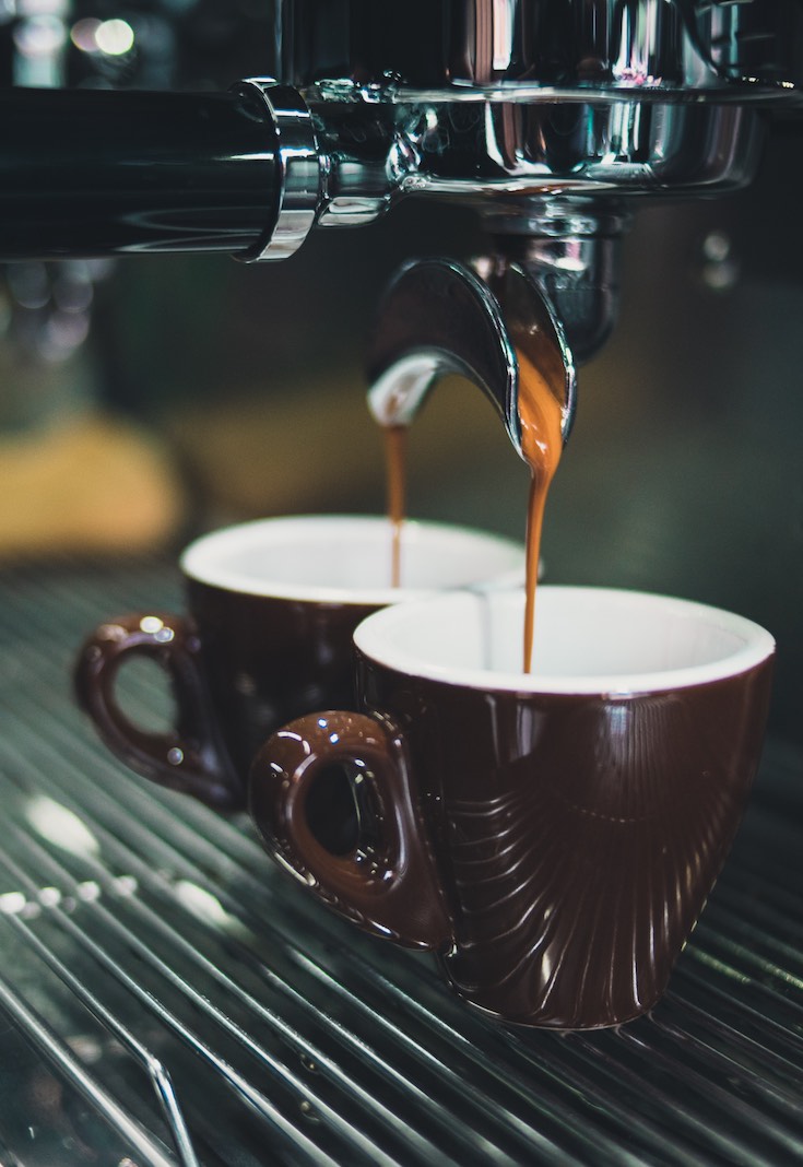 Coffee espresso cups