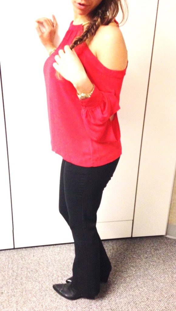 Valentines Day look top and pants