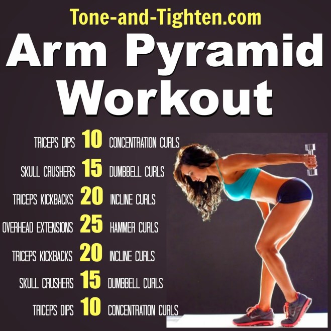 Best arm pyramid workout-exercise arms tone and tighten