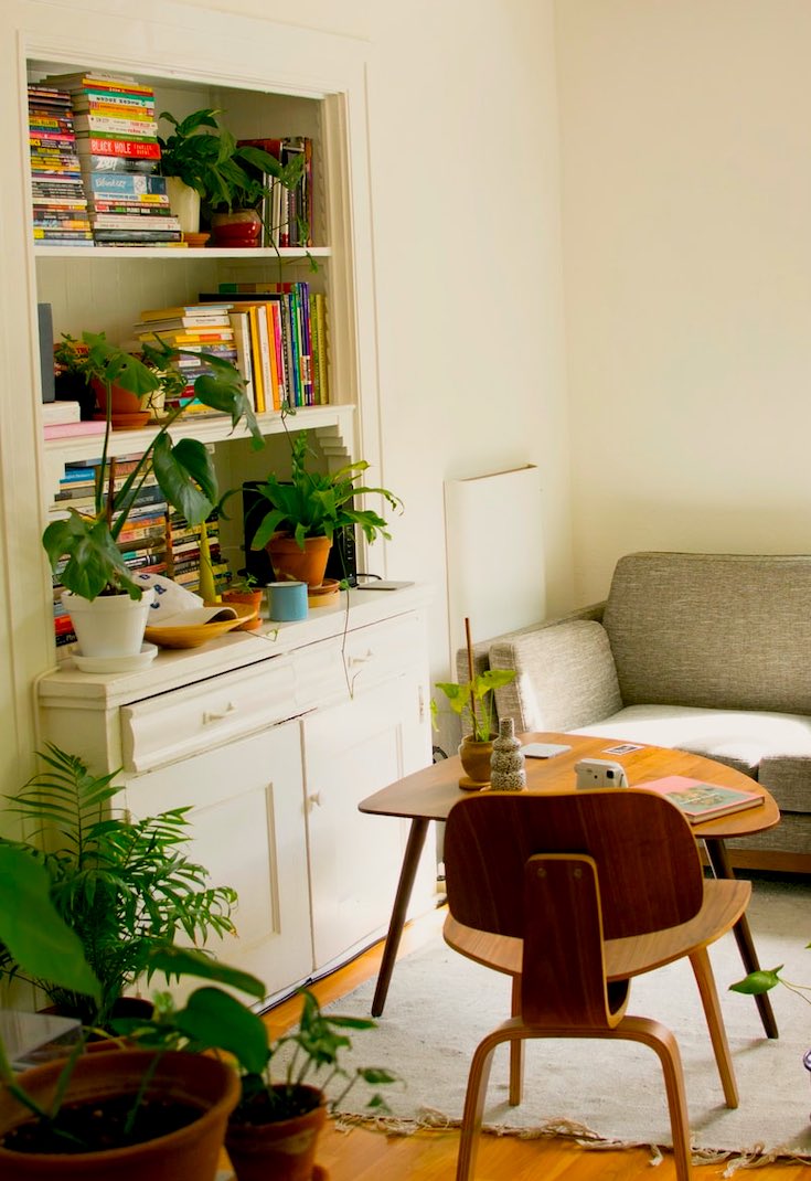 Environmentally-friendly home, living room