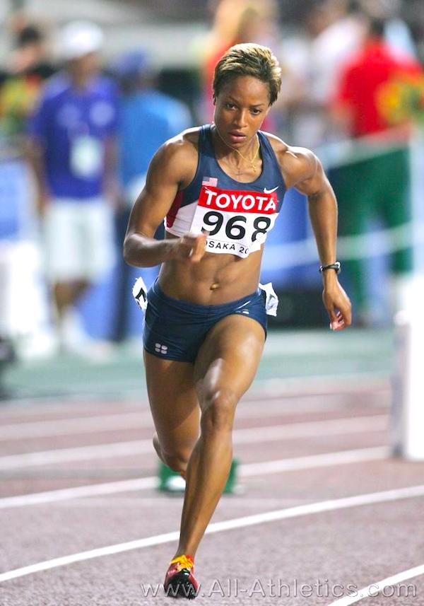 Track race, women track running