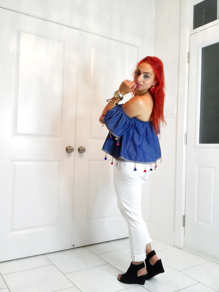 Edgy fashion style, Classy fashion style, Women's fashion style, Fashion outfits, Fashion style tips, Boho fashion style, White outfit ideas, White pants, casual white outfit