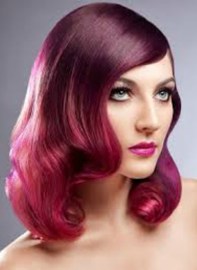 MyHairX party hair red ombre