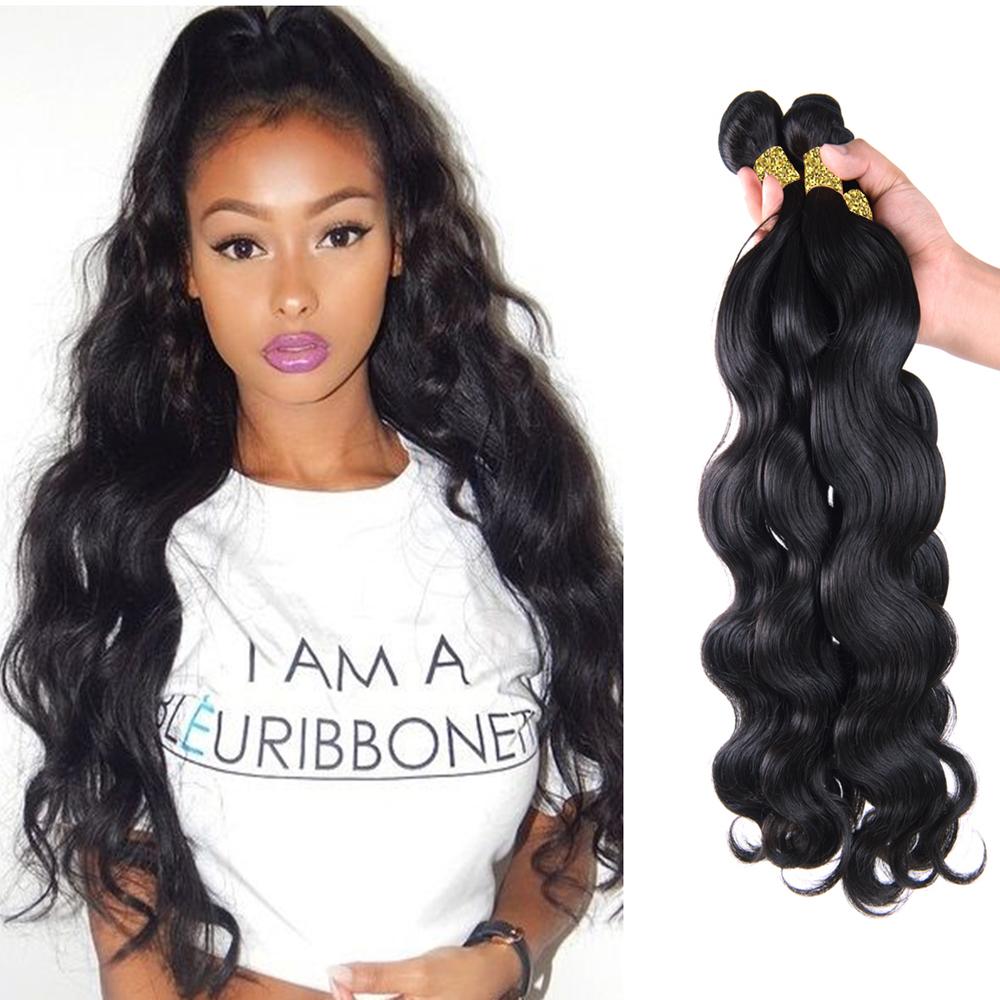 Wavy Brazilian hair extensions