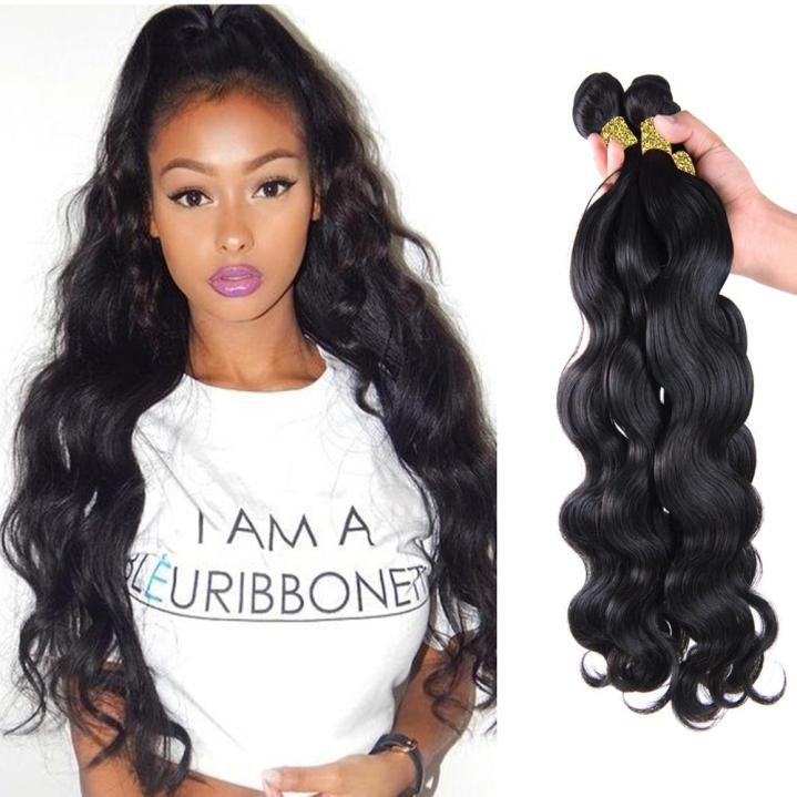 Wavy Brazilian hair extensions