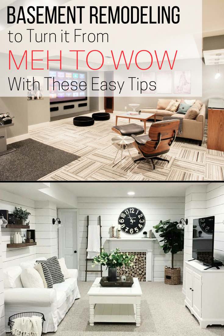 Basement Remodeling Ideas Guide to Turn it From Meh to Wow – The ...