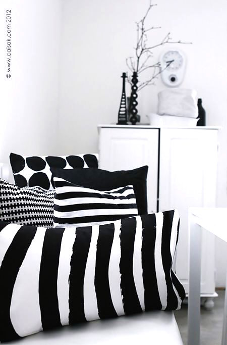 Zebra cushions