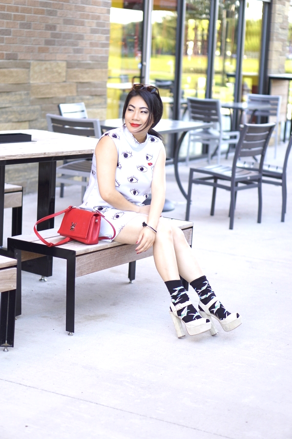 Grace-in-a-white-dress-with-sandals-and-socks