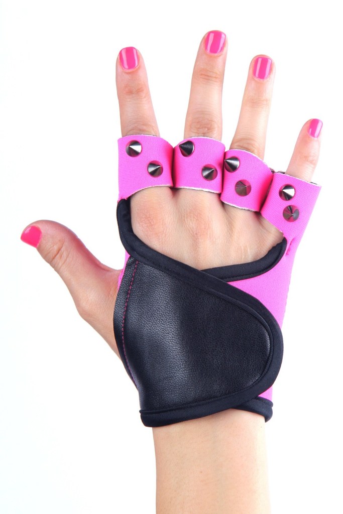 G-Loves love-is-a-battlefield workout gloves front