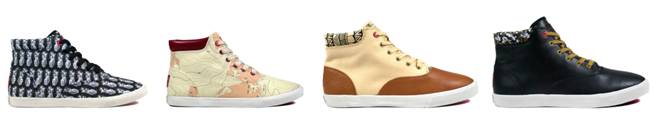 Mid-tops print and material options