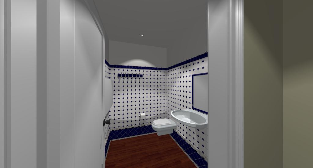 Posh City Club washrooms