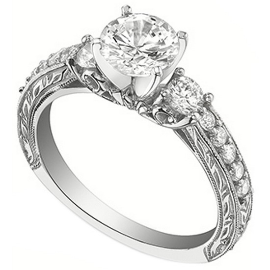 Custom engagement ring