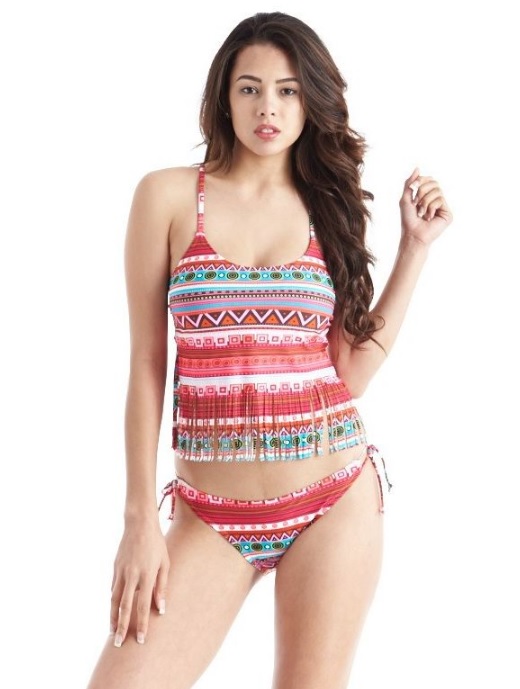 Wholesale Swimwear fringed tankini
