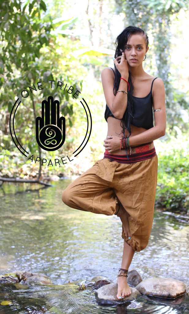 Ready for yoga harem pants look