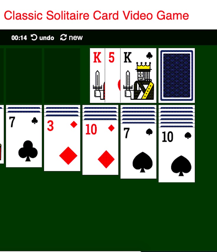 Solitaire game