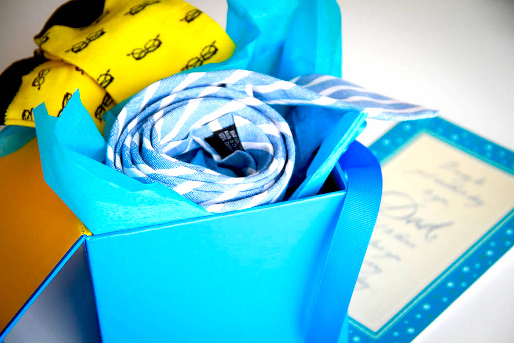 Tie Fix striped subscription box