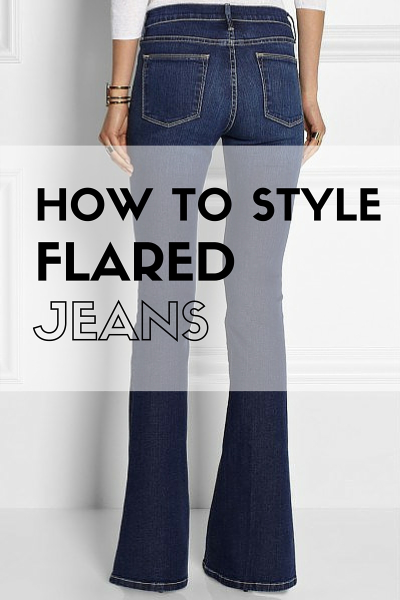 How to style flared jeans