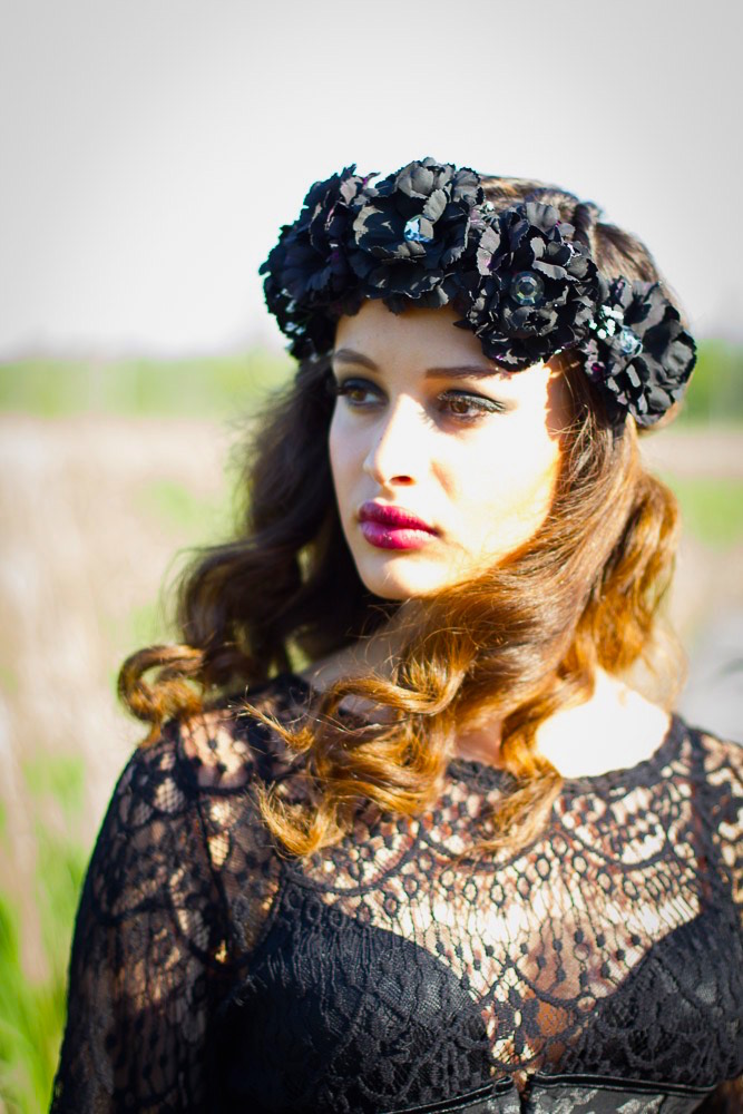 laila-in-black-diy-floral-crown
