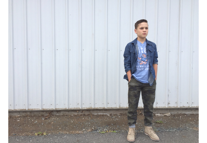 Joe Fresh dressed up camo joggers